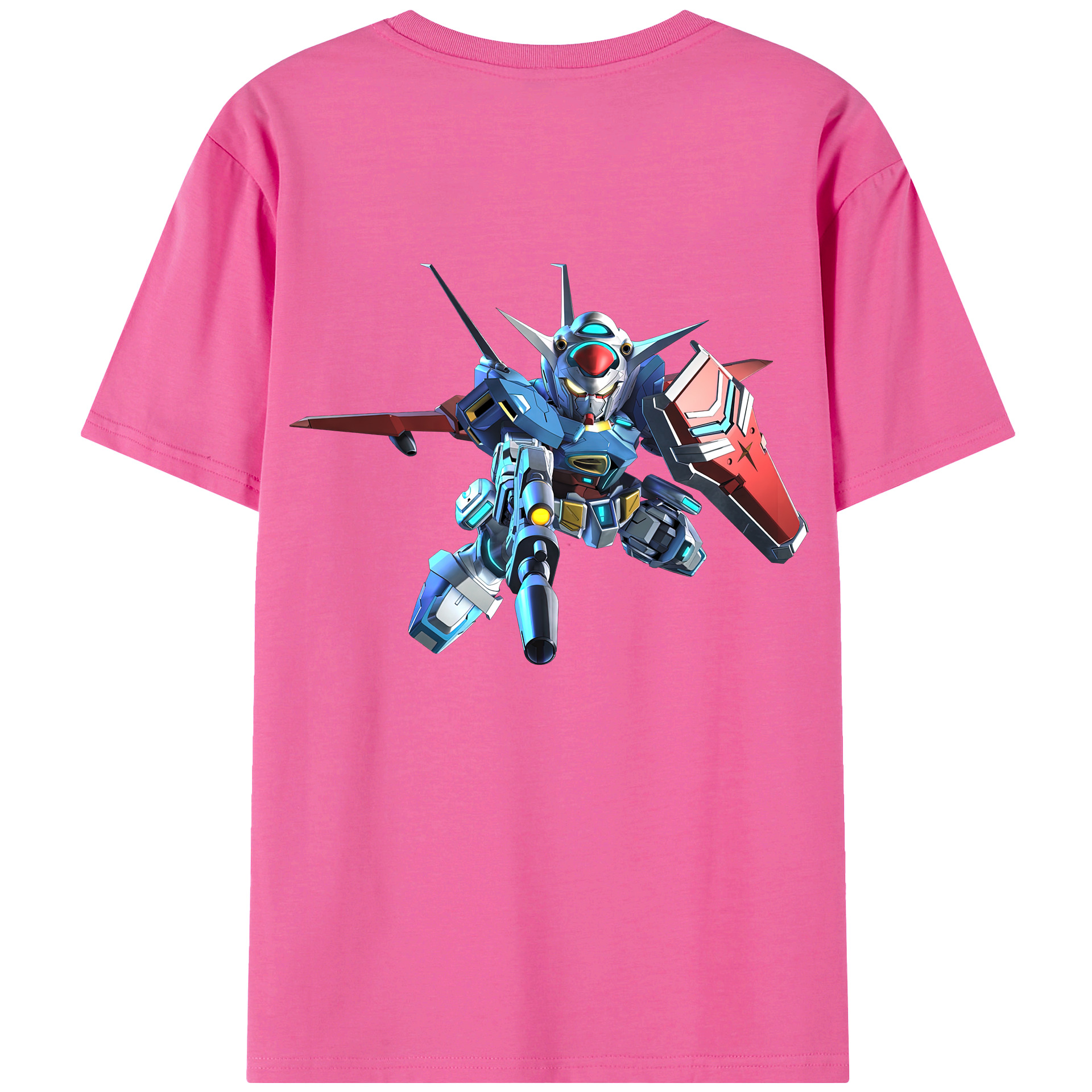 （画像用） 機動戦士ガンダム Mobile Suit Gundam レディース半袖Tシャツ(バックプリント)